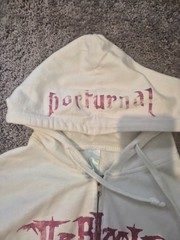 The Black Dahlia Murder Pink/White Nocturnal 2007 Hoodie Zip RARE Vintage Size M