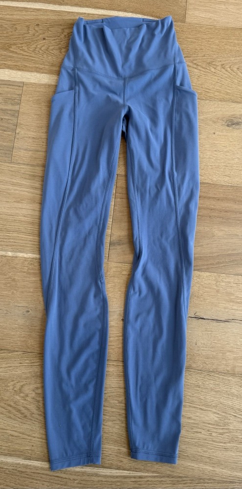 Lululemon Women’s Align High Rise Pant With Pockets In Blue Size 2