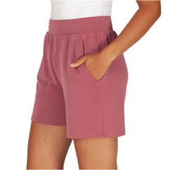 LazyPants Women’s Luxe Short, Berry, Size- XXL