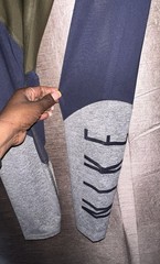 Nike Dri-FIT Women’s Colorblock Pull-On Leggings XL Green Blue Gray
