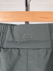 Varley High Waist Elastic Waistband Running Shorts Dark Green Small