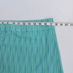 RipSkirt Hawaii Womens Skirt Large Teal Dotted Stripe Wrap Quick Dry Performance