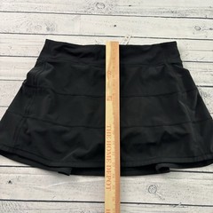 Lululemon Pace Rival Skirt 4-way Stretch Women’s 8 Black Tennis Pickleball