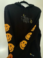 Brand New Happy Caps Comfortable Well Made Hoddie Sz. L Black- SOFT***