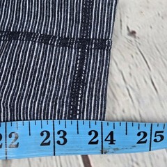 Calvin Klein Performance Athletic Fold Over Leggings Striped Stretch Women’s S
