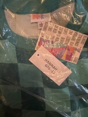 LuLaRoe Hannah Women’s Crewneck Check Pullover Sweatshirt Lt Teal/Teal Size L