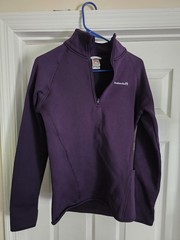 BRAND NEW Purple Avalanche Womens Size M Zip Pullover Sweatshirt