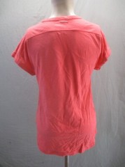 Columbia OMNI-WICK Size S Womens Red Cotton Blend Short Sleeve Athletic Top 941