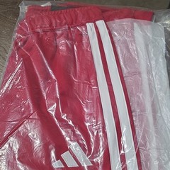 adidas Tiro26 League Women’s Track Pants XS Red/White Pull On Elastic Waist