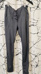 Reebok Leggings Womens Small Gray Tight Training Pants Athletic Ladies