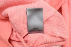 Superdry Sport Sweatshirt Womens EU 38 Pink Hooded Full Zip Pocket Drawstring Logo