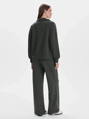 🧡*NWT*Varley Hawley Half-Zip Sweater Pullover Women’s Size L Color -Oliver Marl