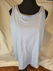 Any Age Activewear Blue Tank Top Size 2X