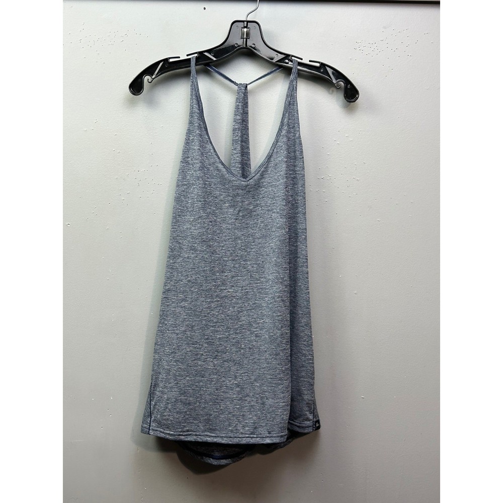 New Balance Tank Top Womens XL Navy J.Crew NB Dry Racerback Heathered Active