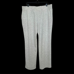 NWT Danskin Essential Scuba Sweatpants Silver Heather Gray XL Pockets