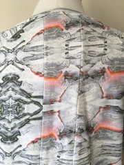LOT 78 Size Small Grey Multicoloured Kaleidescope Print Sweatshirt