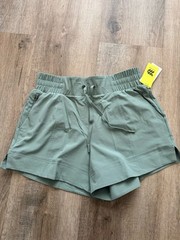 All In Motion Athletic Shorts Green Women’s Quick Dry 4-Way Stretch 4″ Inseam