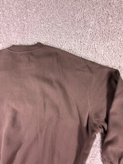 NWT Disney Women’s Sweatshirt Mickey Winter Scene Brown X Small