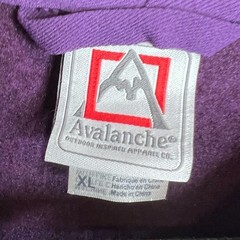 Avalanche Italian Purple Fleece Zip-Up Jacket. Size XL. NWT.