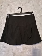 Lucky in Love Tech Performance Black Golf Tennis Skort M 8-10 Black