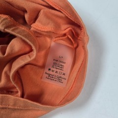 L*Space Active Tank Top Women S Orange Move With Me Cropped Shelf Bra Yoga Sport