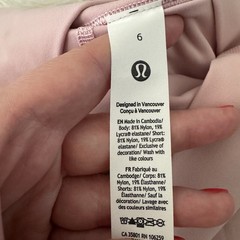 Lululemon Align High Rise Skirt Skort Shorts Women’s Size 6 Pink Haze NWT $78