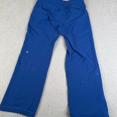 Lululemon Pant Women Large Tall Blue Drawstring RN 106259 CA 35801 P3 Training