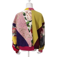Excellent DOLCE & GABBANA Embroidered Patchwork Sweatshirt EU38 Women 6-ZF064