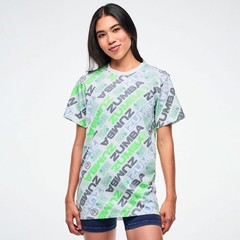 Zumba Jean Jamz Unisex Crew Neck Tee – White/Green ~ XS/S M/L XL/XXL ~ New!