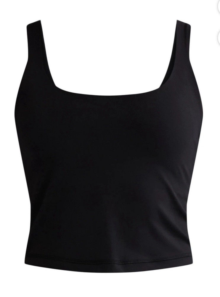 XS (0-2) Avia Women’s SoftScult Longline Sports Bra in Black #5242