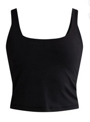 XS (0-2) Avia Women’s SoftScult Longline Sports Bra in Black #5242
