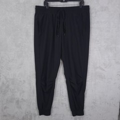 Fabletics XXL Black Jogger Pants Drawstring Lightweight Activewear