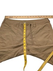 The North Face Capri Pants Womens Size 10 Tan 100% Nylon Hiking Outdoor Pockets