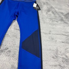 GapFit Blackout Technology Legging Women’s M Blue Polyester Cropped Gym Stretch