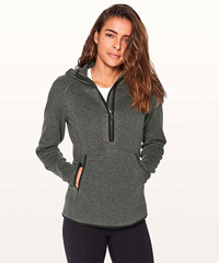 LULULEMON | Fleece & Thank You Pullover | Half Zip Hoodie | Grey | Size XS or S