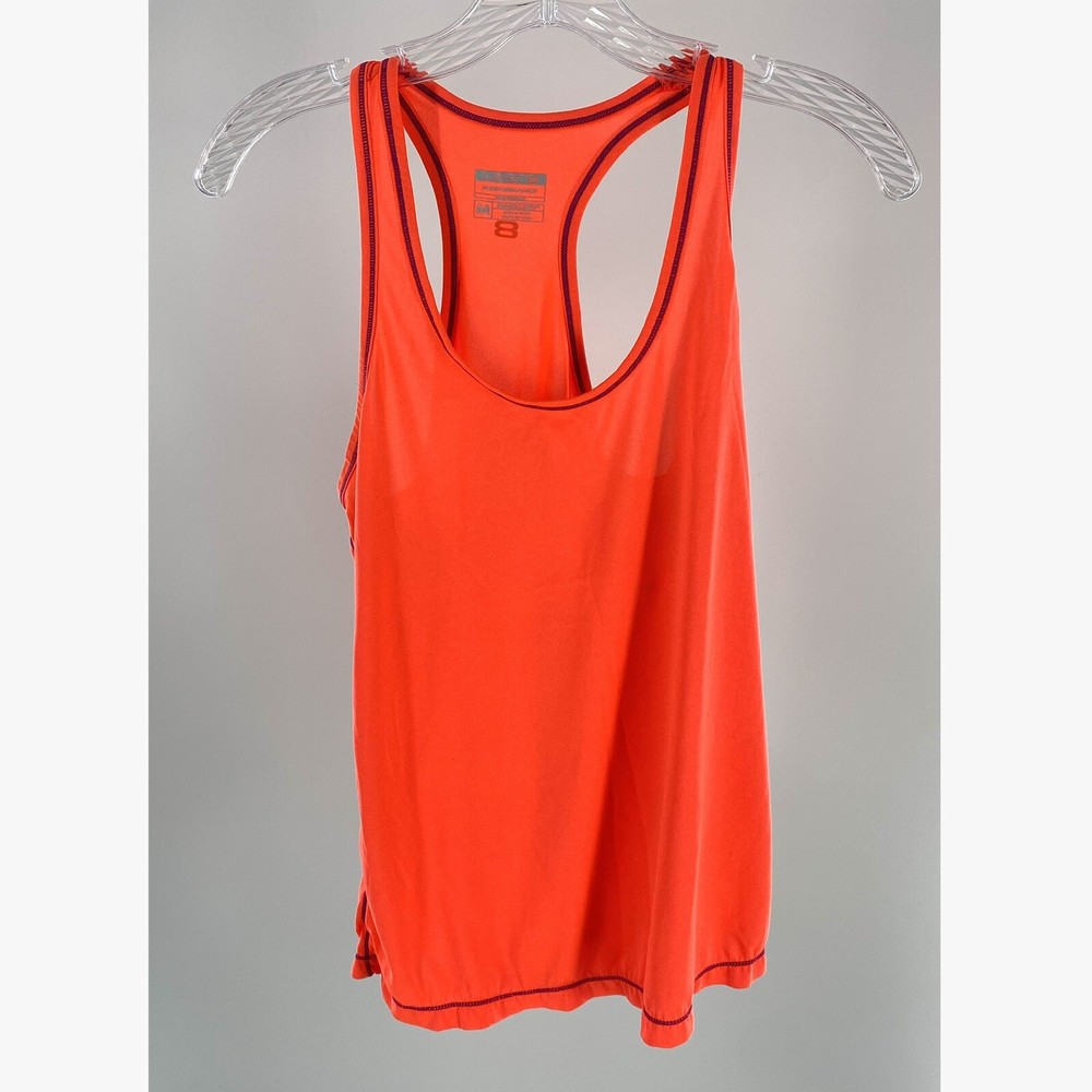 Layer 8 Orange Racerback Tank Top size Medium