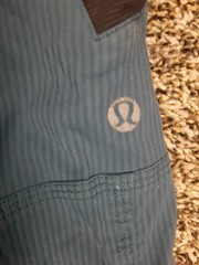 Lululemon Dance Studio II Pants Lined Relaxed High Rise Cinched Teal Womens M