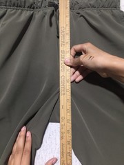 Avalanche Jogger Pants Womens L Large Olive Green Elastic Waist Zip Pocket