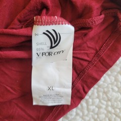 NWT Tank Top built-in bra red wsomens xl adjustgable straps