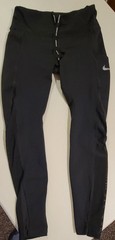 Nike Dri-FIT Women’s S Black Ankle Running Pants Drawstring Elastic Waist