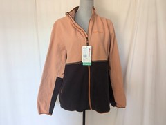 NWT! Marmot Women’s Sz XL Rocklin 1/2 Zip Fleece Top Black Rose Gold