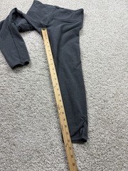 Lululemon Leggings Women Size 6 Gray Activewear Stretch Mid-Rise Cropped