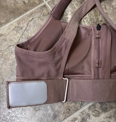 SHEFIT Ultimate Sports Bra Medium Rose Taupe High Impact Adjustable Wireless