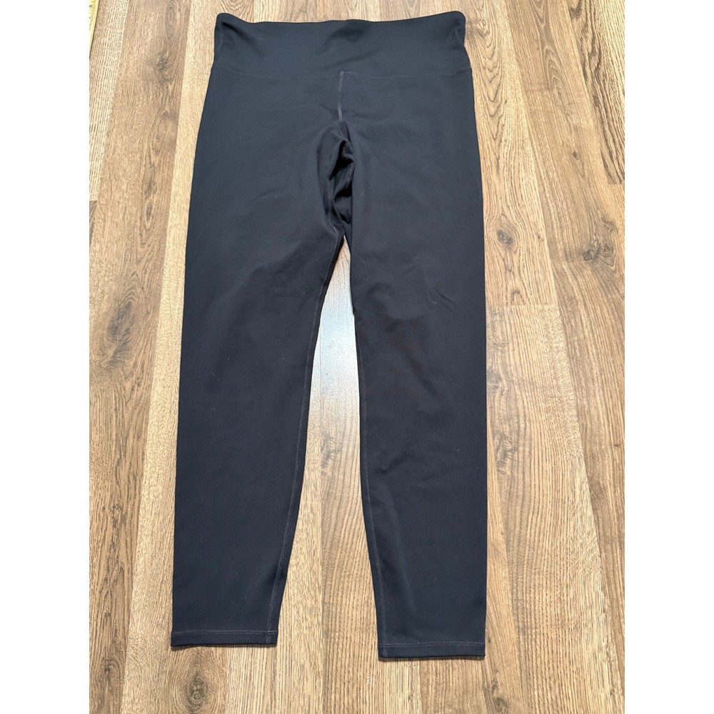 GapFit Studio Sky High Legging Womens L Black Activewear Yoga PowerYou Excellent