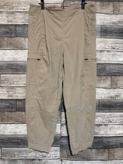 Mountain Hardwear Cargo Pull On Joggers Women’s XL Tan (Inseam 27.5) Hiking