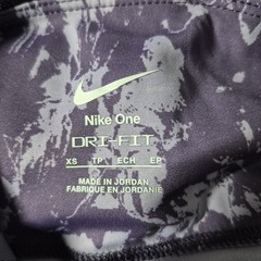 Nike One Leggings Womens XS 0/2 Purple Printed High Rise Yoga Outdoor NWOT