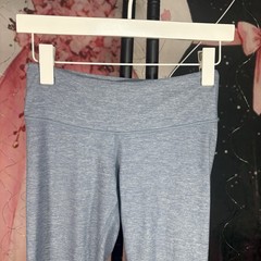 Outdoor Voices light blue space dye leggings crop 23.5 in inseam small