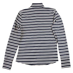 Tommy Bahama Jacket Womens M Casual Navy White Stripe Activewear Zip Up $139 NEW