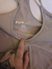 POPFLEX Plié Corset Crop Bralette in Lavender Grey