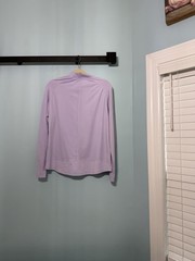Avalanche Women’s 1/4 Zip Mock Neck Pullover Jacket Purple Regular Fit XL